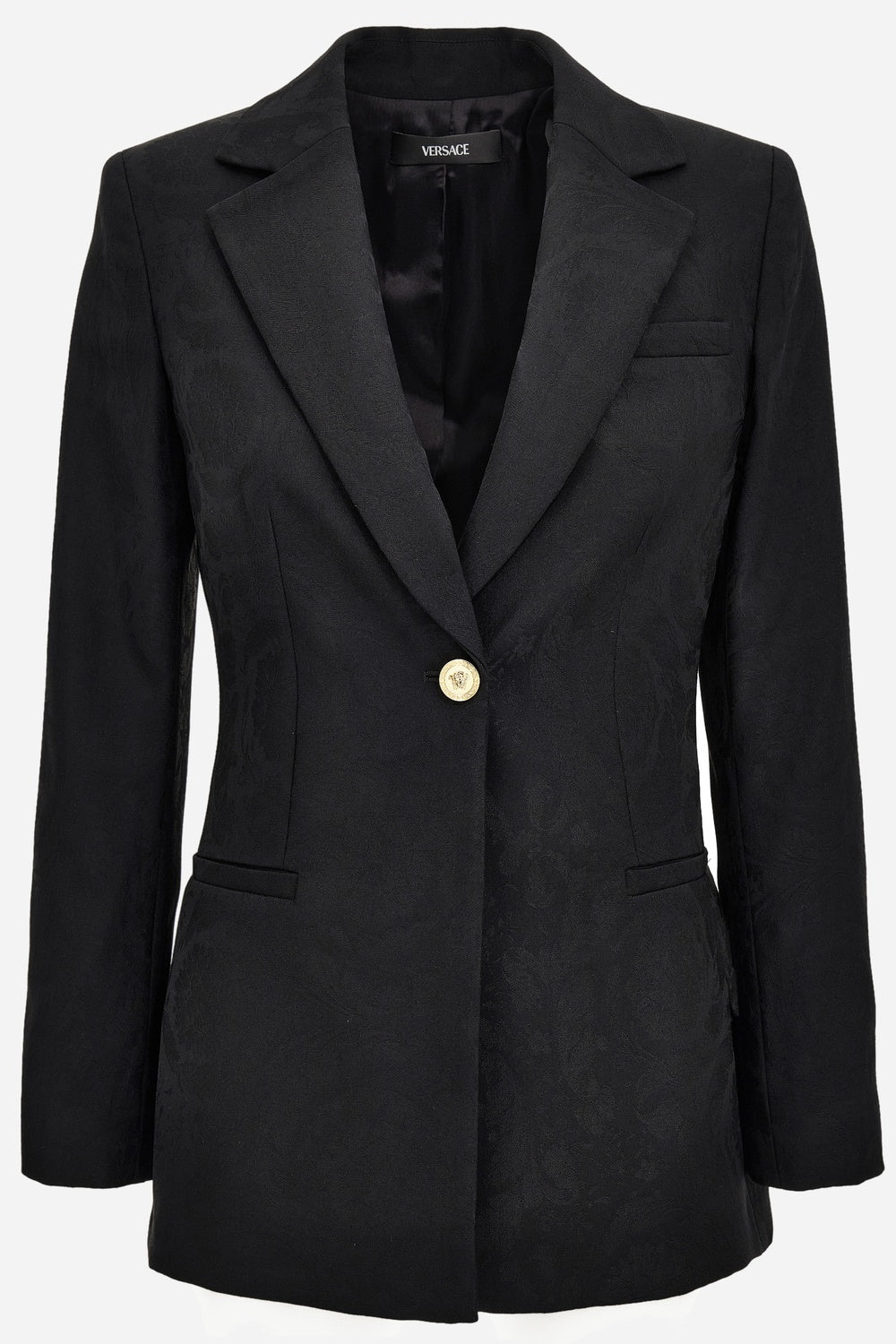 Versace — Informal Jacket In Wool Baroque Tailoring Fabric