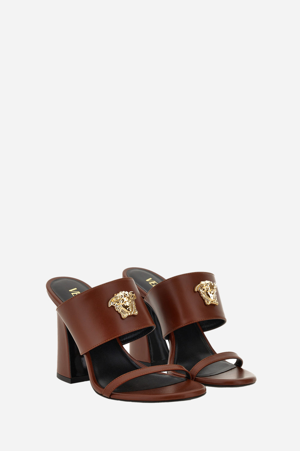Versace — La Medusa Medusa Mule In Calf Leather