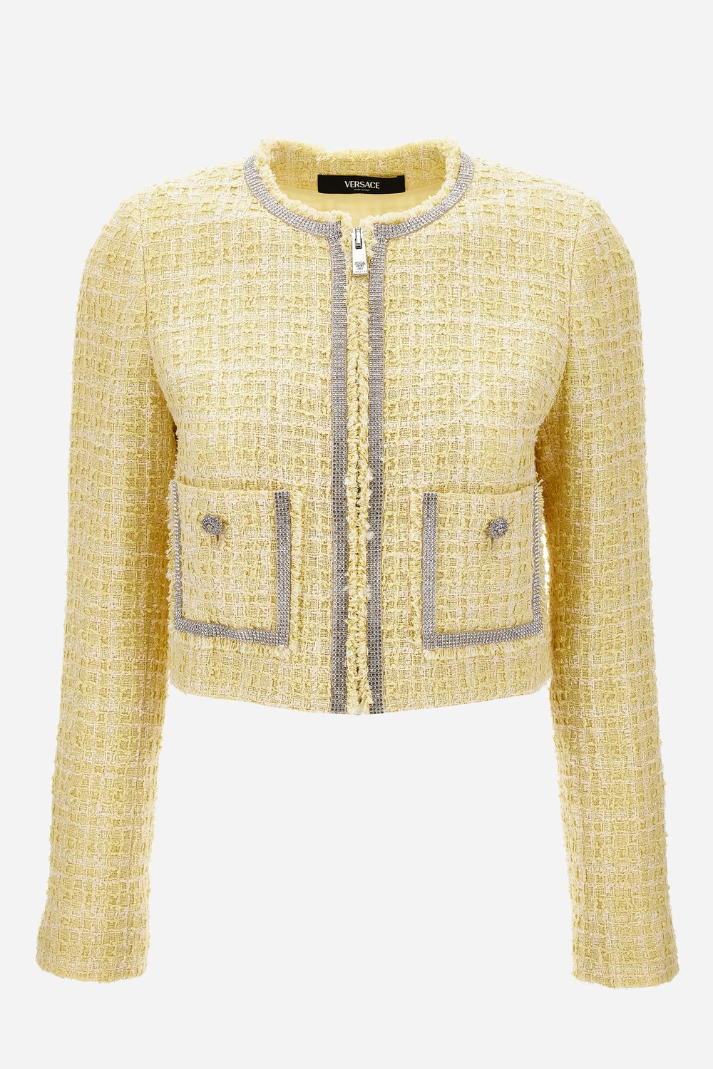 Versace — Evening Jacket In Cotton Mix Tweed