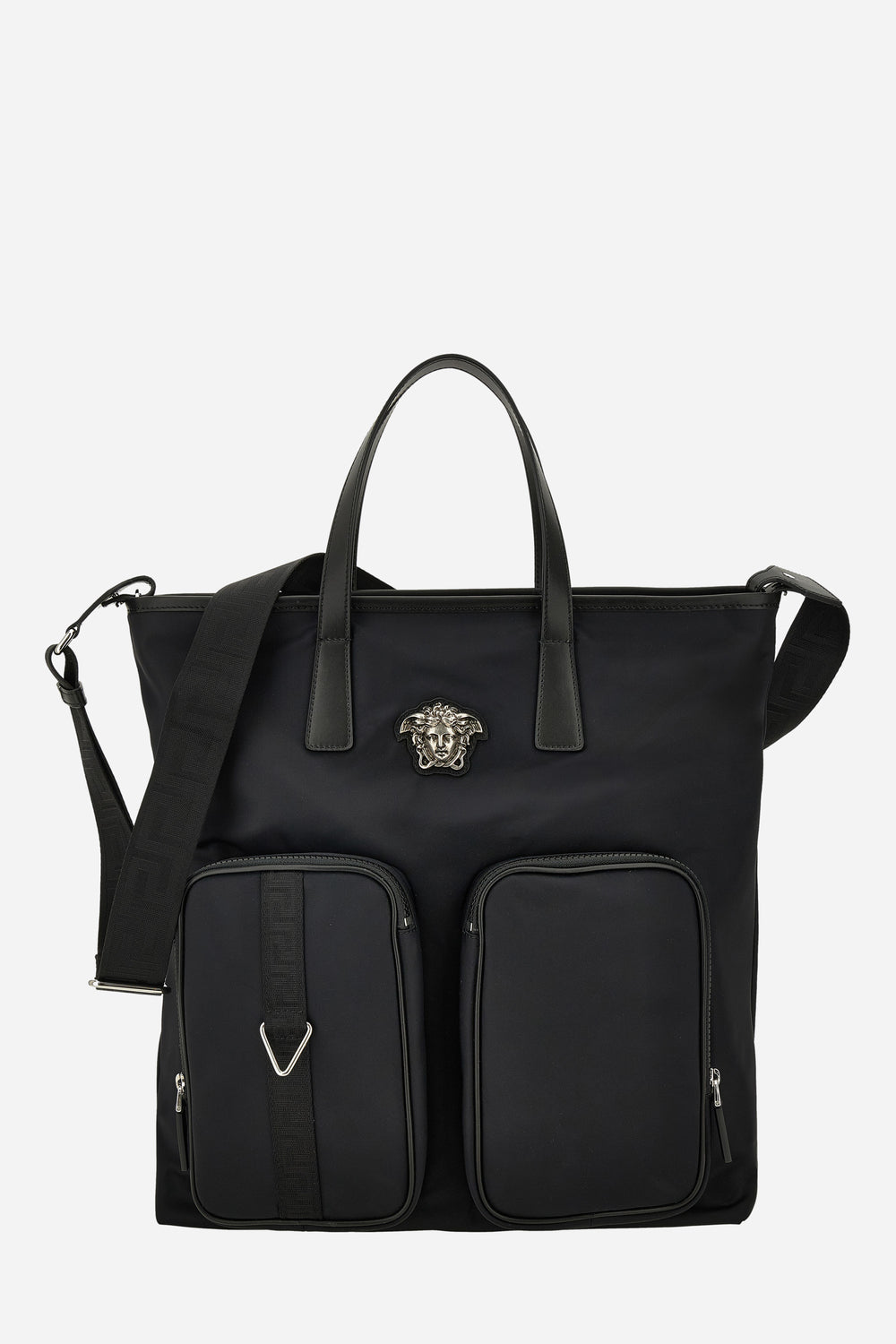 Versace — La Medusa Nylon Tote In Fabric