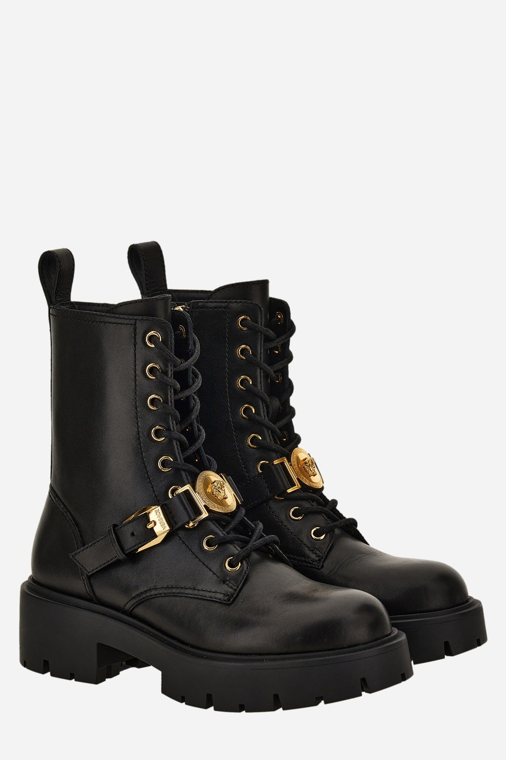 Versace — Icon Ankle Boot In Calf Leather