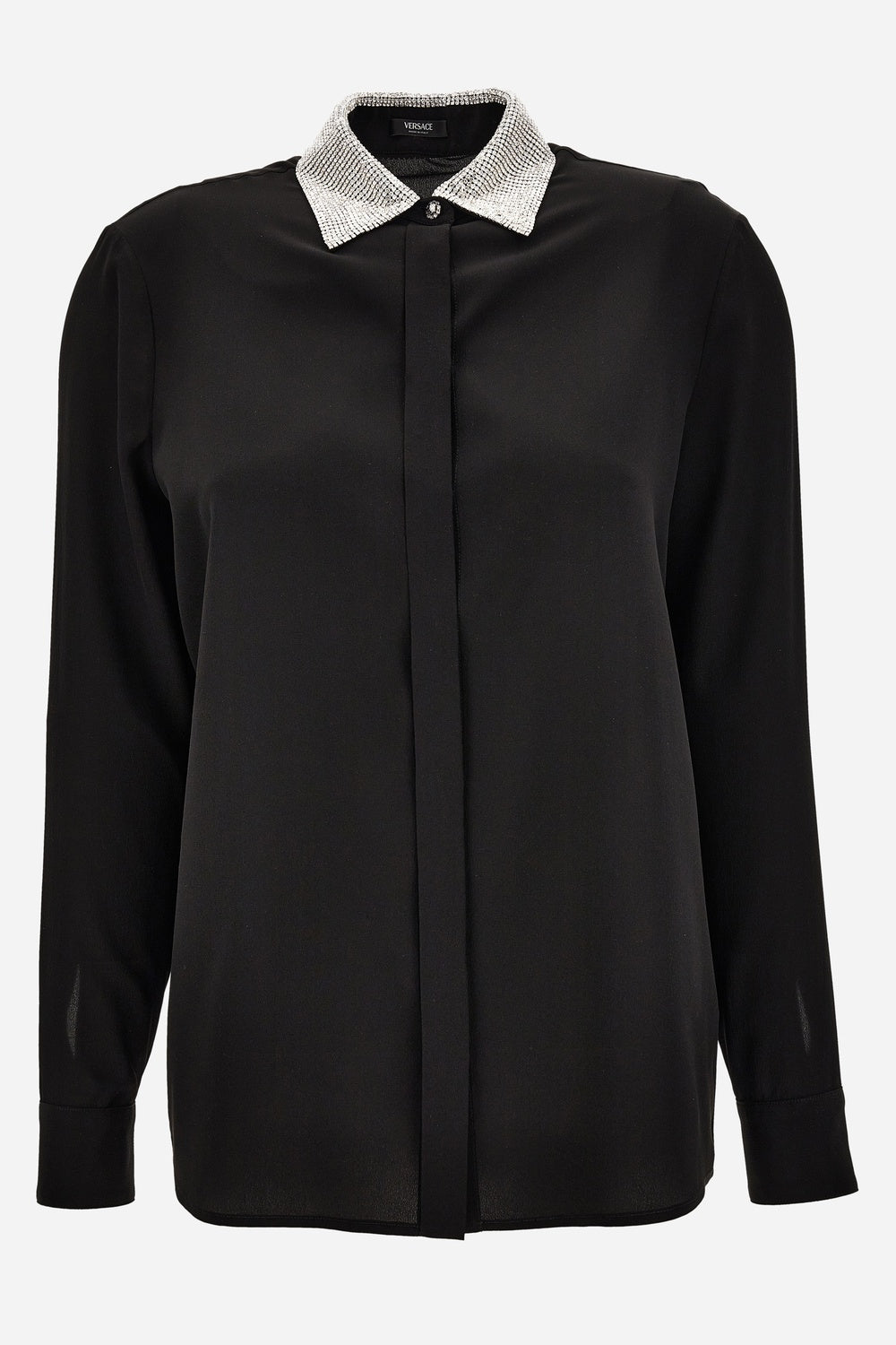Versace — Informal Shirt In Responsible Silk Crepe De Chine