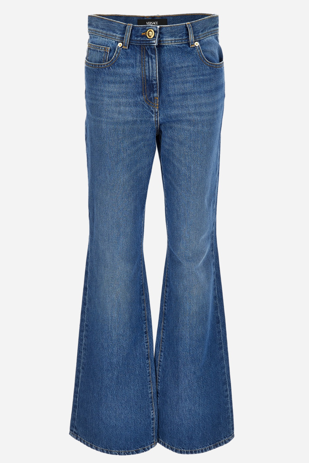 Versace — Pant Denim In Stone Wash Denim Fabric