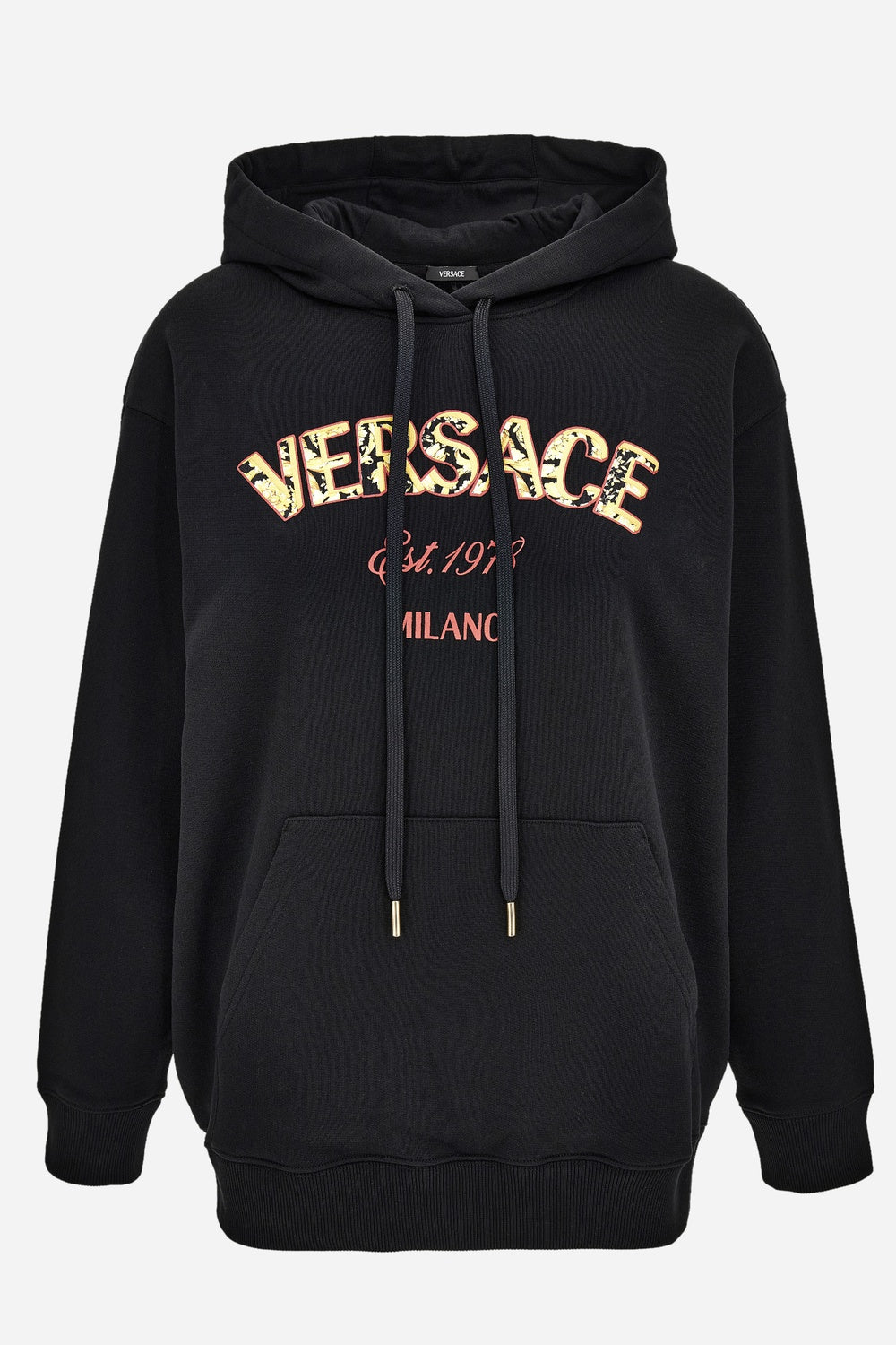 Versace — Sweatshirt In Fabric Sweatshirt Print Versace Milano Barocco 92