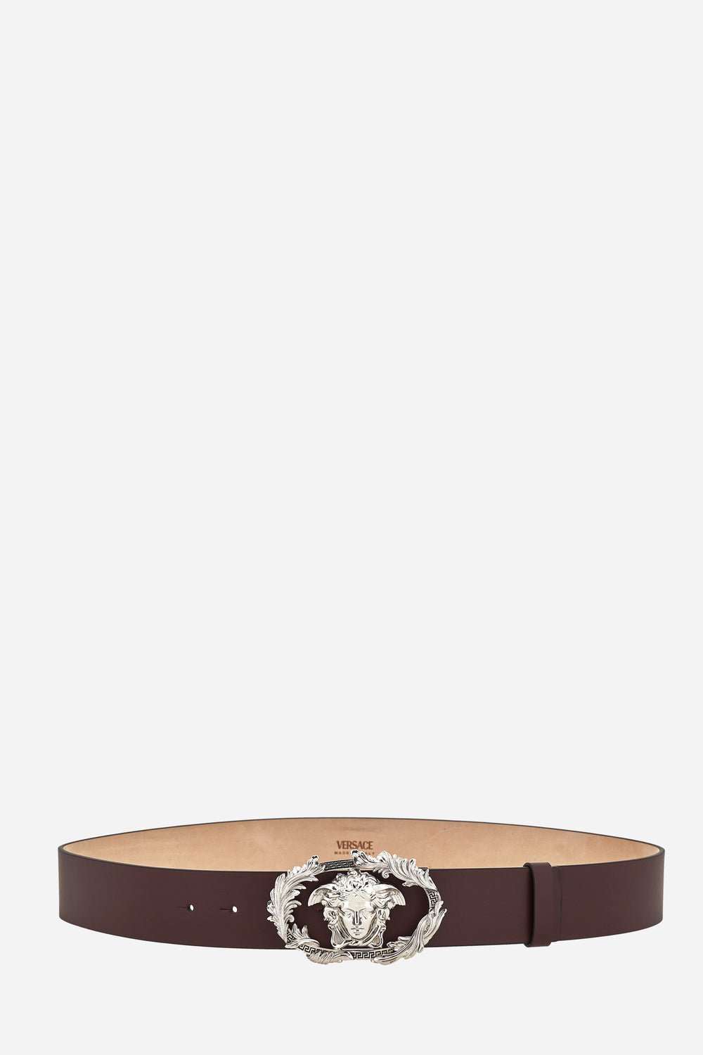 Versace — Medusa Barocco Belt H.40 In Calf Leather
