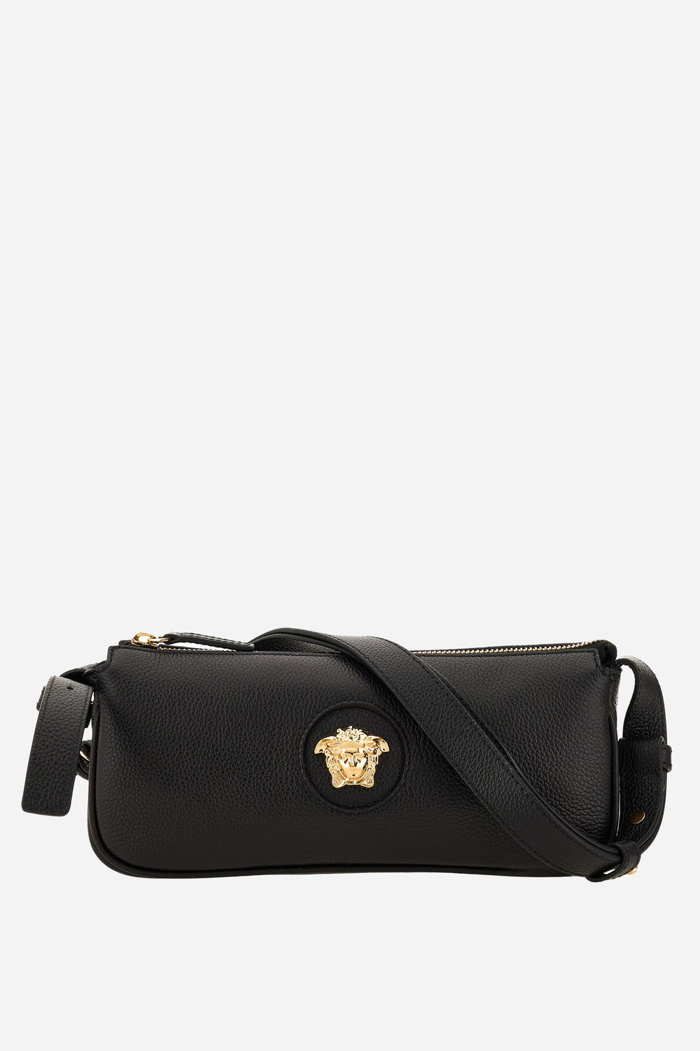 Versace — La Medusa Shoulder Bag In Grainy Calf Leather