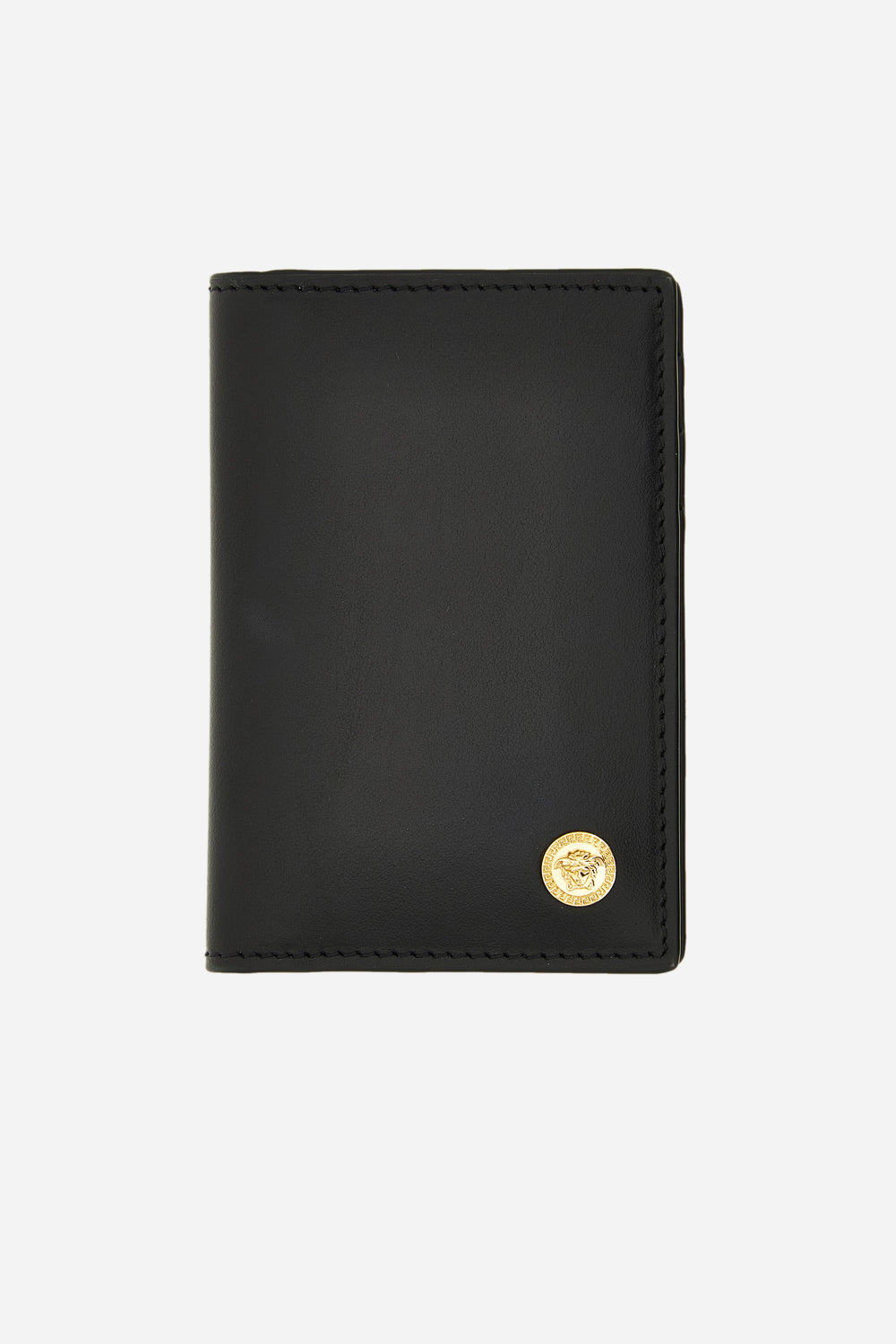 Versace — Icon Card Case In Calf Leather