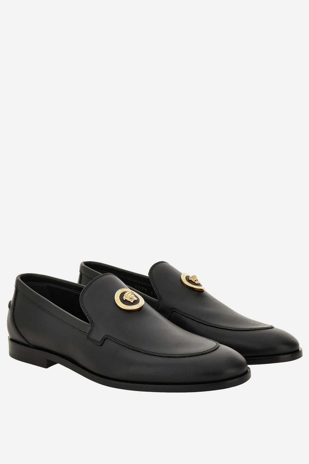 Versace — Icon Loafers In Calf Leather