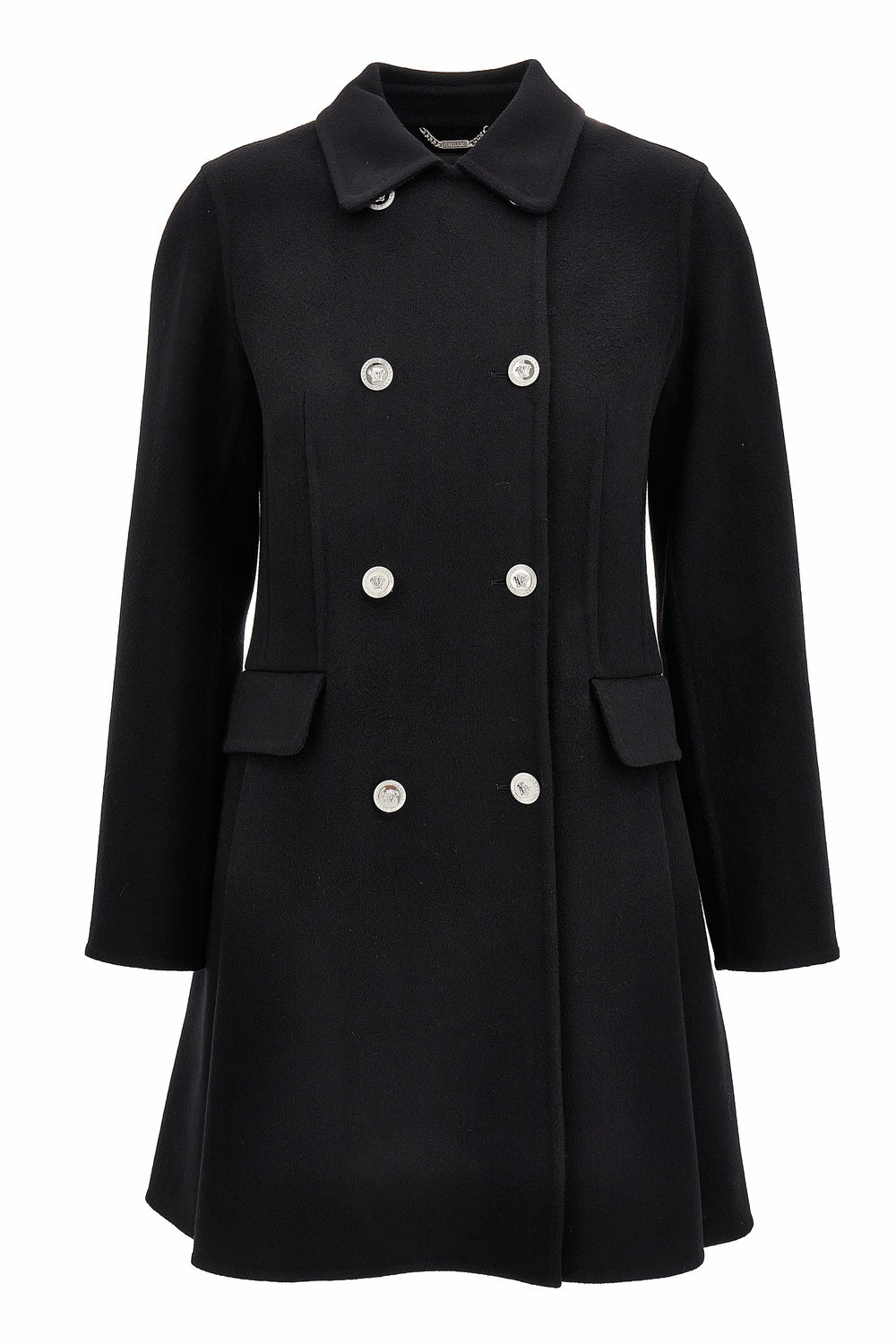 Versace — Coat/Peacoat/Caban/Cape In Responsible Double Splittable Wool Cashemere