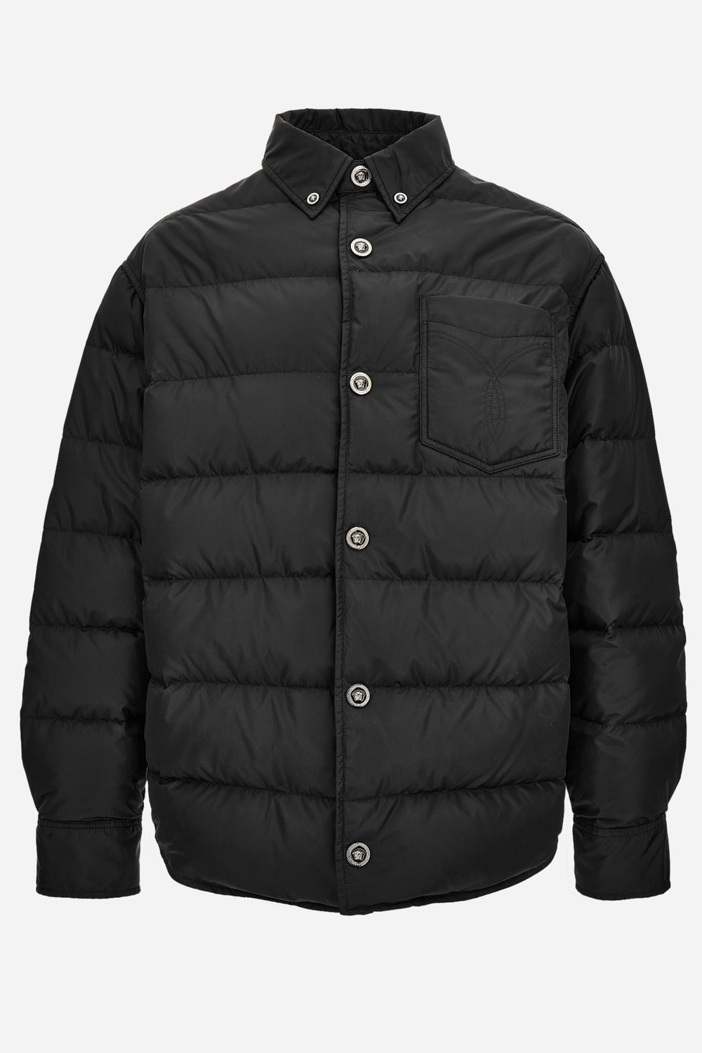 Versace — Down Jacket/Vest In Responsible Nylon Taffeta Fabric