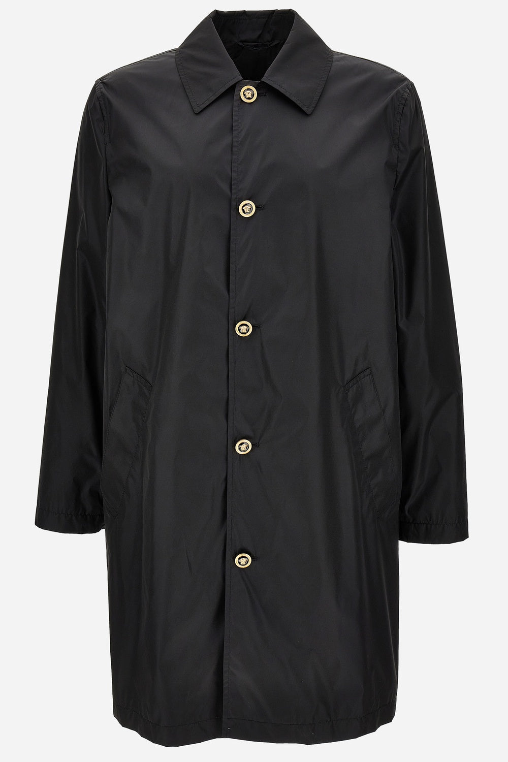 Versace — Trench/Parka In Ecofriendly Resin Soft Nylon