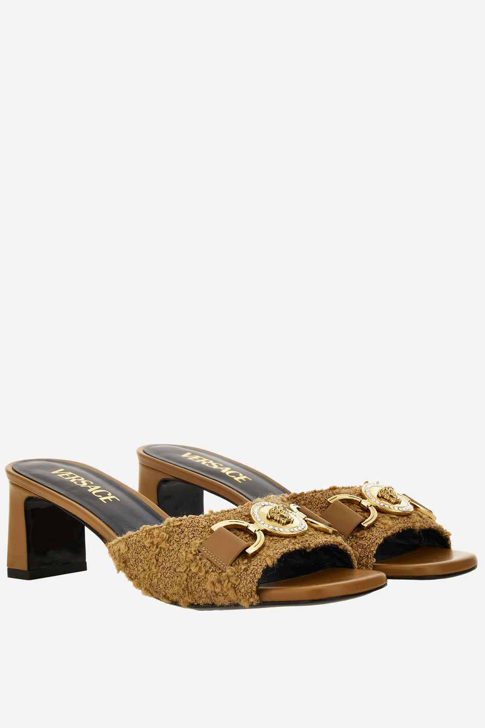 Versace — Medusa 95 Mule H.55 In Fabric