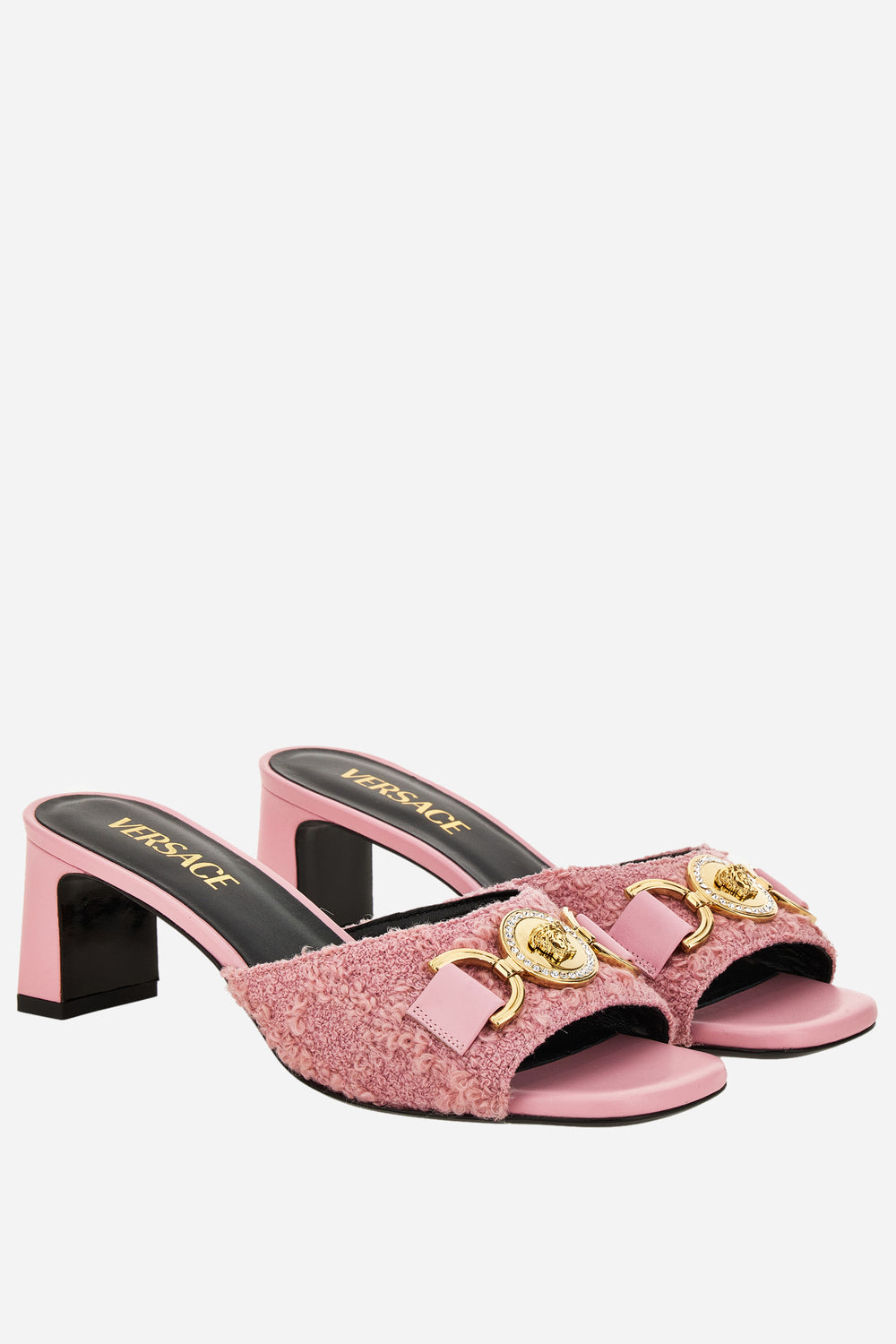 Versace — Medusa 95 Mule H.55 In Fabric