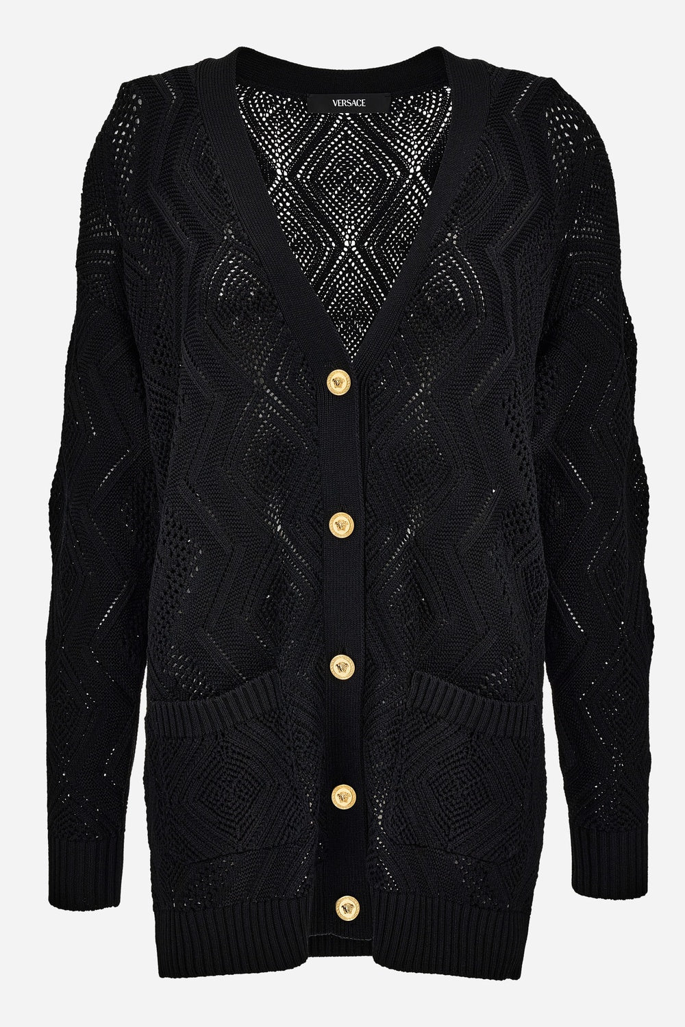 Versace — Knit Sweater In Crochet