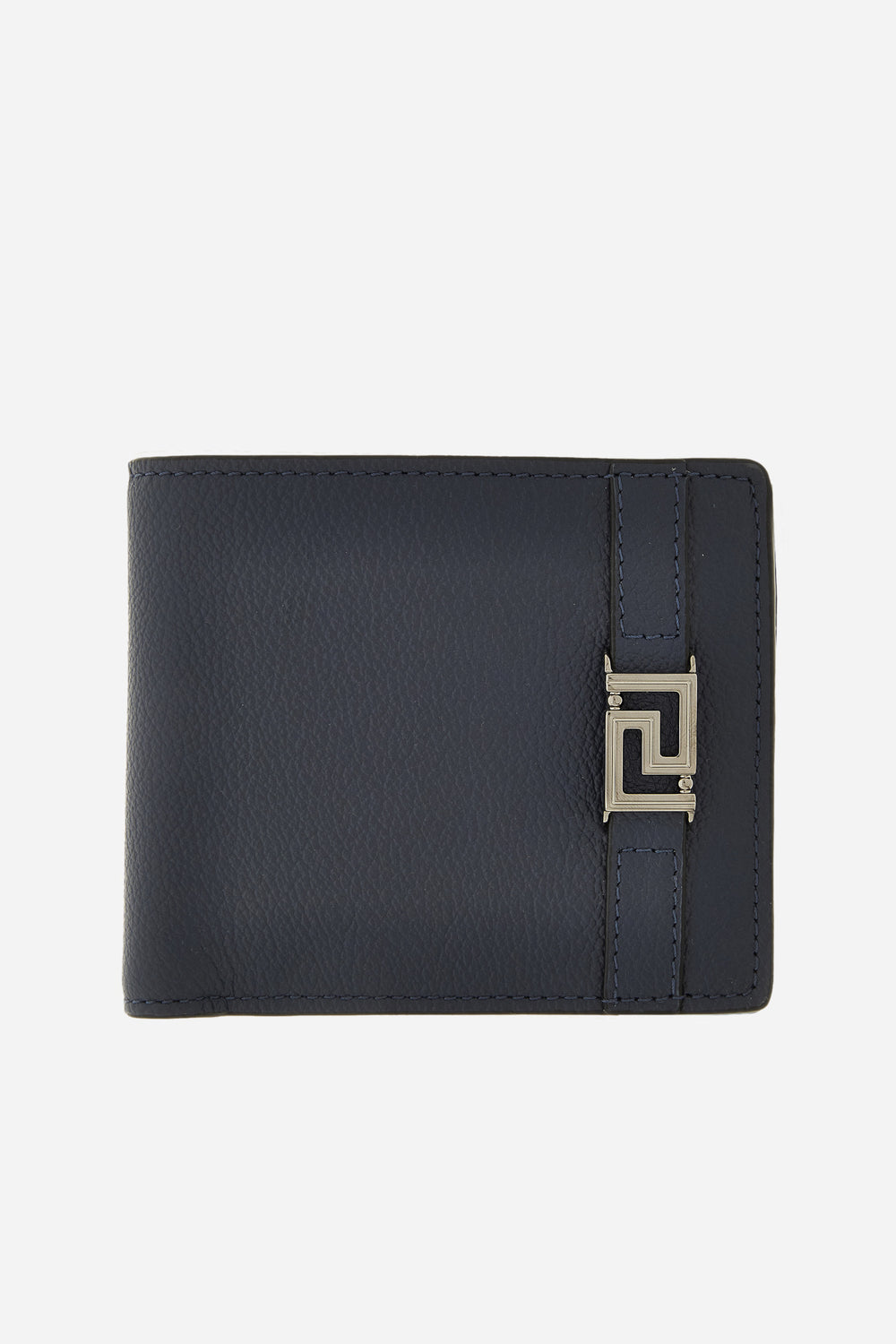 Versace — La Greca Bifold Wallet In Calf Leather