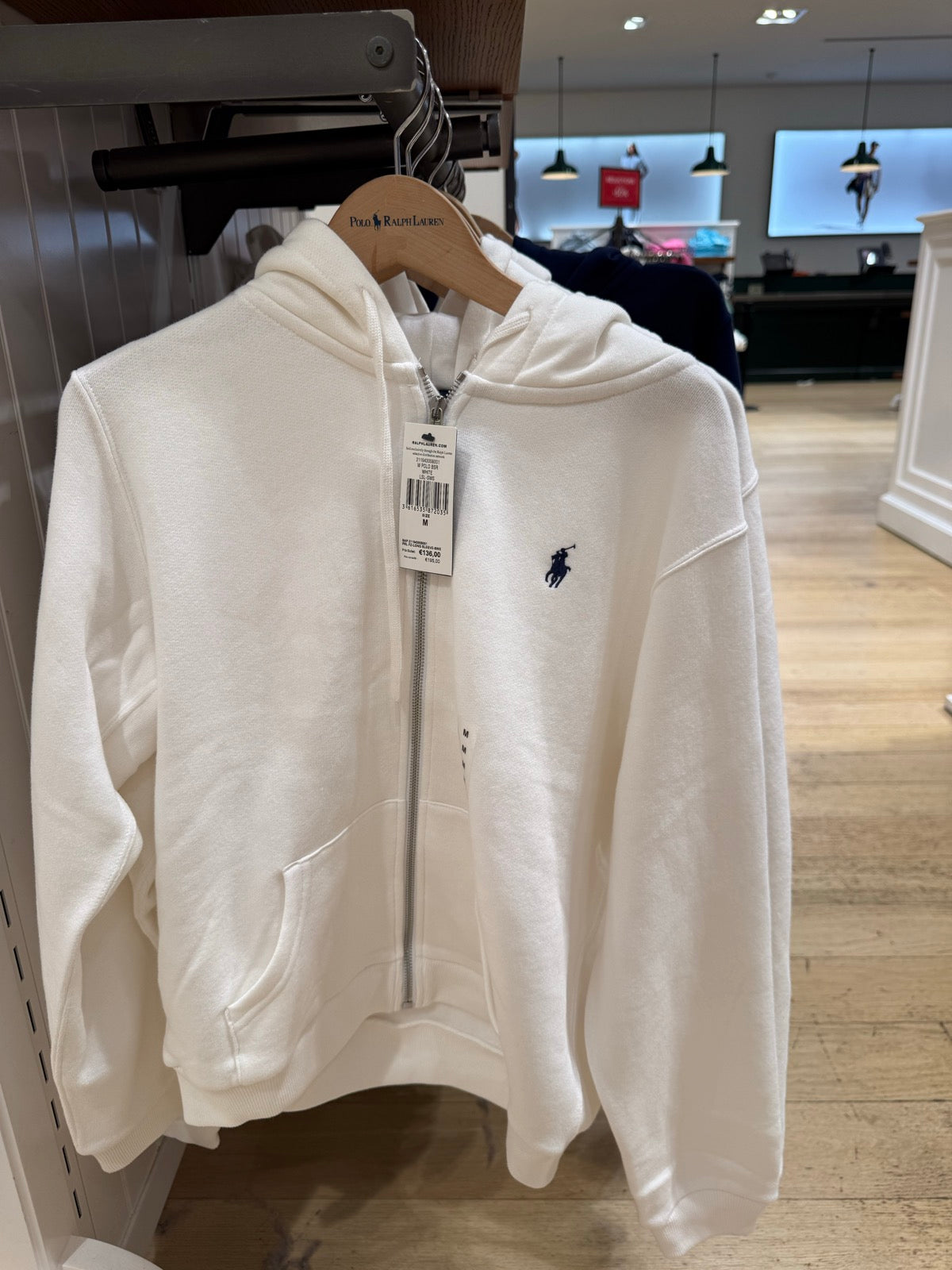 Polo Ralph Lauren White hoodie